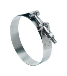 Ideal Tridon 2-3/8 in to 2-11/16 in. 238 Silver Hose Clamp Stainless Steel Band T-Bolt