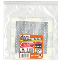 Allway Fiberglass Drywall Patch 4 in. W X 4 in. L