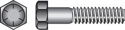 HILLMAN 7/16 in. D X 3-1/2 in. L Heat Treated Steel Hex Head Cap Screw 25 pk