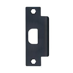 Tell Manufacturing Matte Black Steel Strike Plate 1 pk