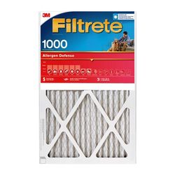 Filtrete 16 in. W X 20 in. H X 1 in. Polypropylene 1000 MPR Pleated Air Filter 2 pk