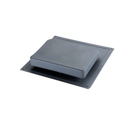 Master Flow 3.68 in. H X 17.5 in. W X 18.5 in. L Gray Resin Roof Vent