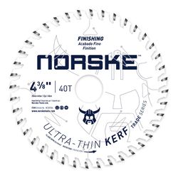 Norske 4-3/8 in. D X 5/8 in. Ultra Thin Kerf Carbide Saw Blade 40 teeth 1 each