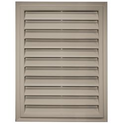 Builders Edge 18 in. W X 24 in. L Clay Copolymer Gable Vent