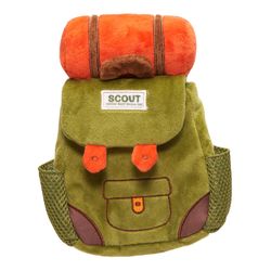 Bark For Dog Multicolored Plush Rucksack Dog Toy 1 pk