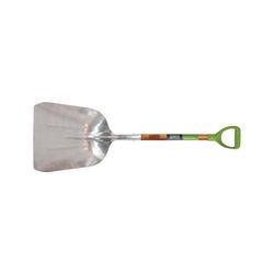 Ames 45.5 in. Aluminum Scoop Transfer Shovel Wood Handle