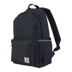 Carhartt Black 21L Classic Backpack 18 in. H X 12 in. W