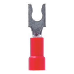 Jandorf 22-18 Ga. Insulated Wire Spade Terminal Red 5 pk