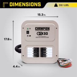 Champion Manual Transfer Switch