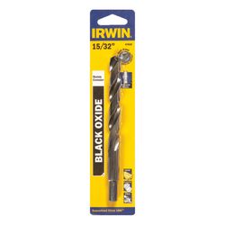 IRWIN 15/32 in. X 5-3/4 in. L High Speed Steel Drill Bit Straight Shank 1 pc