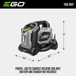 EGO Power+ 56 V 160 psi Cordless Inflator