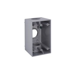 Bell Old Work 22.5 cu in Rectangle Aluminum 1 gang Weatherproof Box Gray
