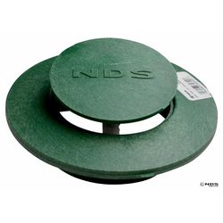 NDS 4 in. W X 1.25 in. D Round Drainage Emitter