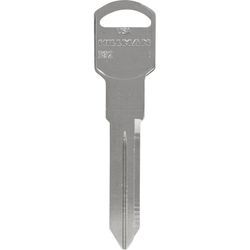 HILLMAN Traditional Key Automotive Key Blank Double For GM Silver