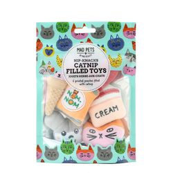 Mad Beauty Mad Pets For Cat Multicolored Catnip Toys 6 pk