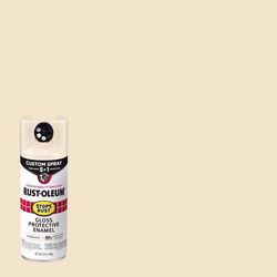 Rust-Oleum Stops Rust Indoor and Outdoor Gloss Antique White Oil Modified Alkyd Spray Paint 12 oz