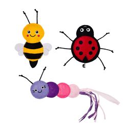Pet Shop by Fringe Studio For Cat Multicolored Living The Bug Life Cat Toy 1 pk