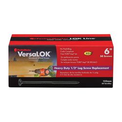 FastenMaster VersaLOK 6 in. L Torx Ttap Galvanized Structural Wood Screws 50 pk