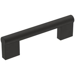 Amerock Contemporary Bar Cabinet Pull 3-3/4 in. Matte Black Black 1 pk