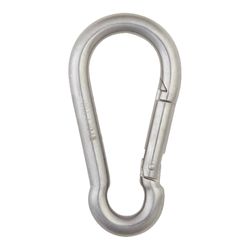 Campbell 0.66 in. D X 3.94 in. L Polished Stainless Steel Spring Snap 320 lb