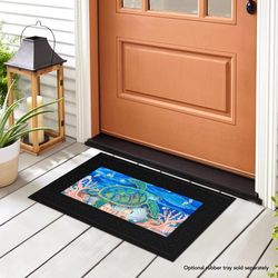Briarwood Lane 22 in. W X 10 in. L Multi-Color Rubber Door Mat