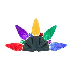 Celebrations Platinum LED C6 Multicolored Duet 50 ct String Christmas Lights 25 ft.