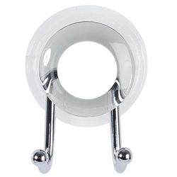 Better Living Product Impress 3 in. H X 2.25 in. W X 2 in. L Gray Double Suction Hook