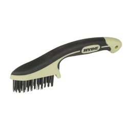 Hyde MAXXGRIP PRO 0.75 in. W X 8.75 in. L Carbon Steel Wire Brush