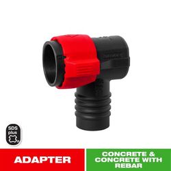 Diablo Rebar Demon Plastic Vacuum Bit Adapter SDS-Plus Shank 1 pk