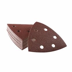 Bosch 3-1/2 in. L X 3.75 in. W 80 Grit Aluminum Oxide Detail Sanding Triangle 25 pk