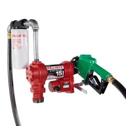 Fill-Rite Cast Iron Fuel Pump Hose and Nozzle 15 gpm