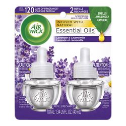 Air Wick Lavender and Chamomile Scent Air Freshener Refill 1.34 oz Liquid 2 pk