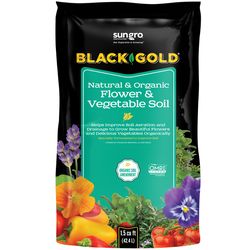 Black Gold Organic Flower and Vegetable Garden Soil 1.5 cu ft