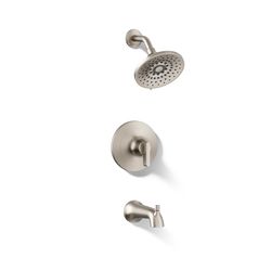 Kohler Sivaro Vibrant Brushed Nickel Tub and Shower Faucet