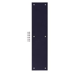Brinks Commercial 15 in. L Matte Black Aluminum Push Plate