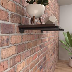 Knape & Vogt Shelf-Made Black Steel Decorative Bracket 14 in. L 50 lb