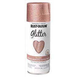 Rust-Oleum Specialty Glitter Rose Gold Spray Paint 10.25 oz