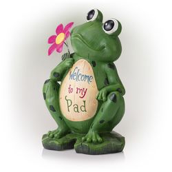Alpine Polyresin Green 18 in. Statue