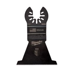 Milwaukee Universal Fit Open-Lok 3.68 in. L X 2-1/2 in. W High Carbon Steel Multi-Tool Oscillating B