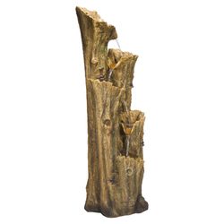 Alpine Polyresin Assorted Fountain with LED Light