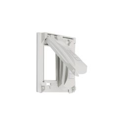 TayMac Rectangle Die-Cast Metal 2 gang 4.76 in. H X 4.69 in. W Weatherproof Cover