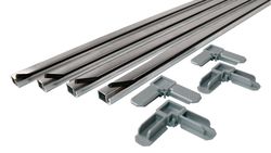 Prime-Line Mill Aluminum 7/16 in. W X 3/4 in. L Screen Frame Kit 1 pk