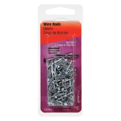 HILLMAN No. 19 1/2 in. Wire Galvanized Steel Nail Flat Head 2 oz