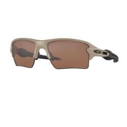 Oakley Flak Sunglasses Unisex Tan Frame Brown Lens