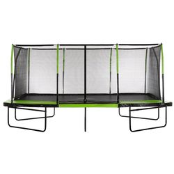 Upper Bounce Mega Trampoline Set Black/Green