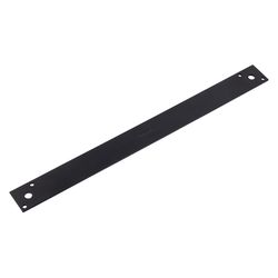 Hampton 17 in. H X 1.5 in. W X 1/8 in. D Black Steel Strap Brace