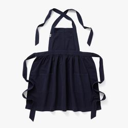 Hedley & Bennett Blueberry Blue Cotton Apron