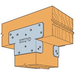 Simpson Strong-Tie ZMax 8.5 in. H X 1.5 in. W 18 Ga. Galvanized Steel End Post Cap