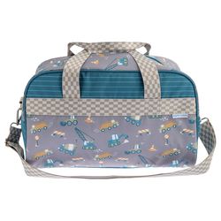 Stephen Joseph Gray Construction Duffle Bag 9 in. H X 16 in. W