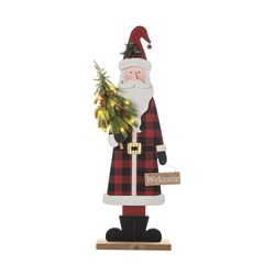 Glitzhome Multicolored Welcome Indoor Christmas Decor 36 in.